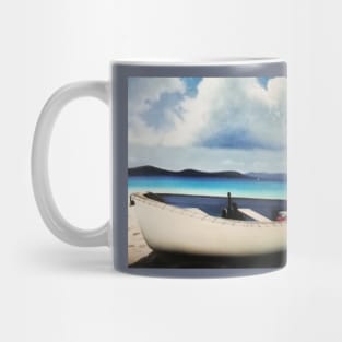 Dinghy on Sandy Cay - British Virgin Islands Mug